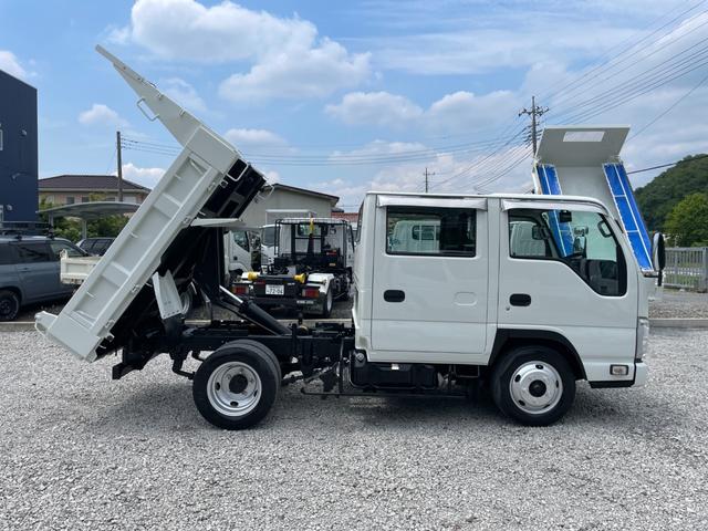 ISUZU ELF TRUCK DOUBLE CAB FULLFLATLOW DUMP