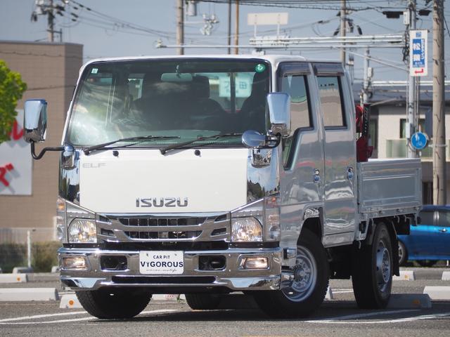 ISUZU ELF TRUCK DOUBLE CAB FLATLOW
