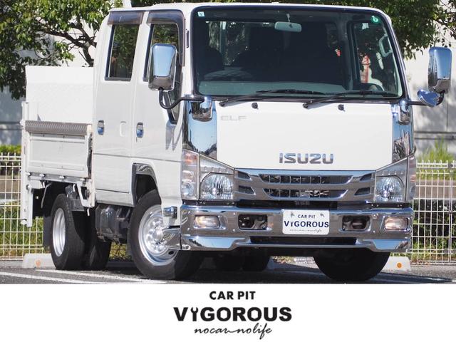 ISUZU ELF TRUCK DOUBLE CAB FLATLOW
