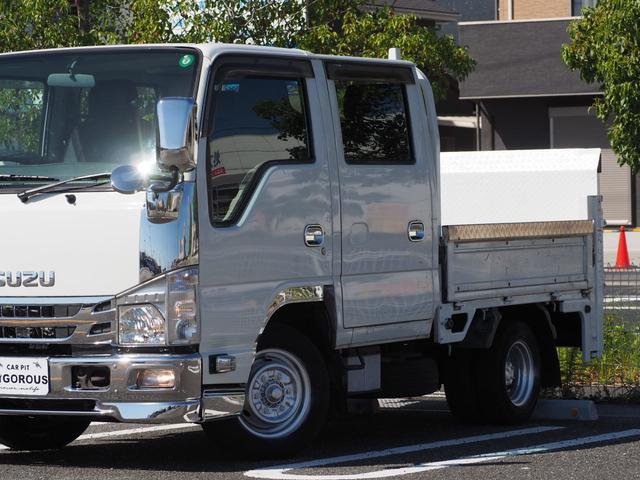 ISUZU ELF TRUCK DOUBLE CAB FLATLOW