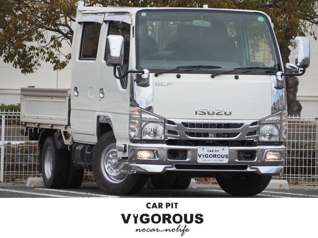 ISUZU ELF TRUCK DOUBLE CAB FLATLOW