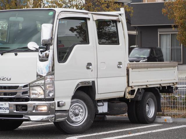 ISUZU ELF TRUCK DOUBLE CAB FLATLOW