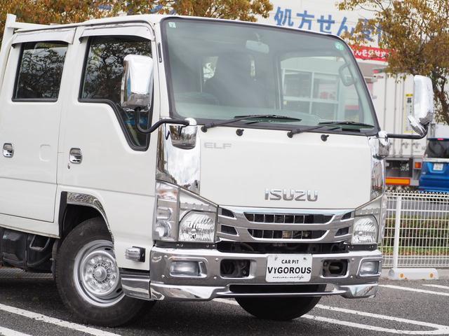 ISUZU ELF TRUCK DOUBLE CAB FLATLOW