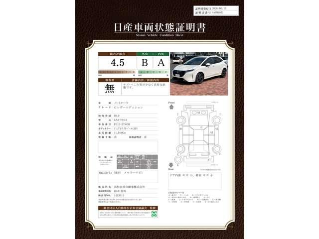 NISSAN AURA G LEATHER EDITION